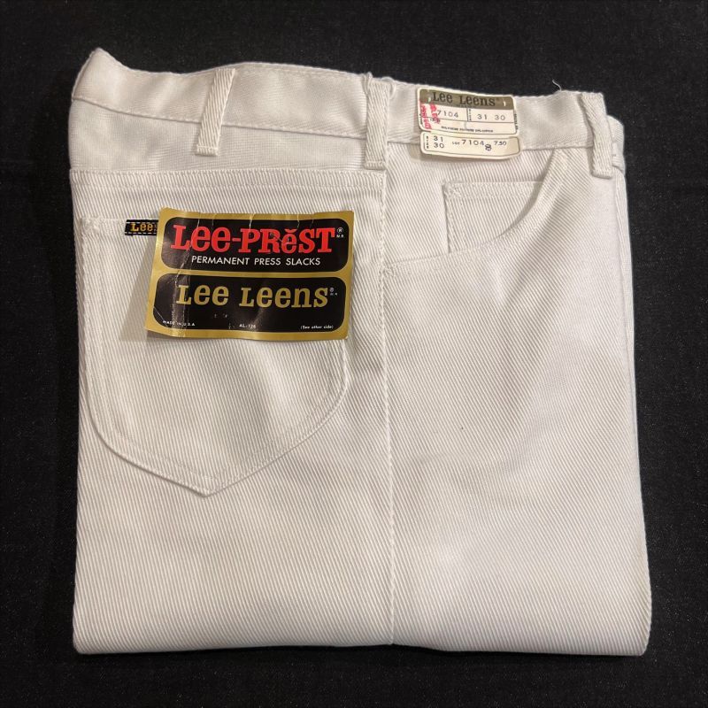 画像1: DEADSTOCK 〜70's Lee Leens Slim Tapered Pants　Size W31 L30