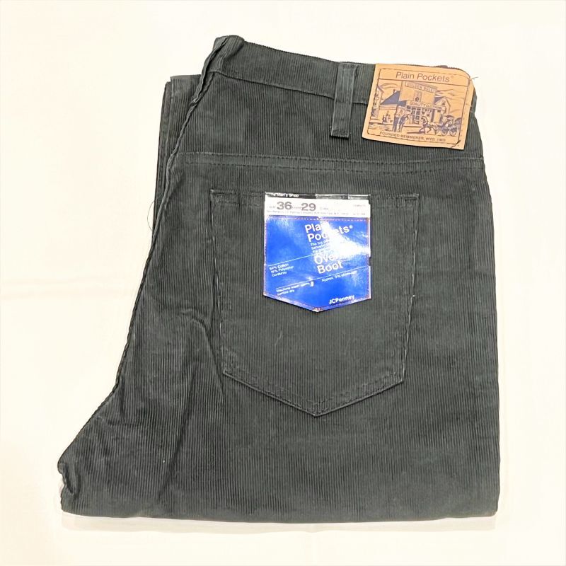 画像1: DEAD STOCK 〜80's JC Penney Plain Pockets Corduroy Pants  W36 L29