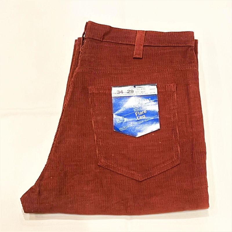 画像1: DEAD STOCK 〜80's JC Penney Plain Pockets Corduroy Pants  W34 L29