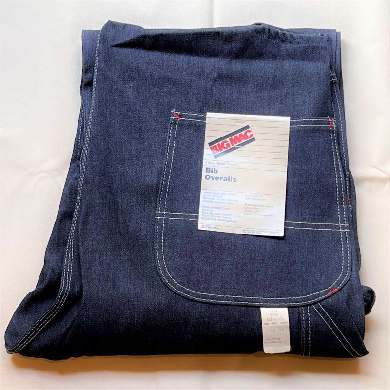 画像1: DEAD STOCK 1980’s BIG MAC Denim Overall　Size W42 L30