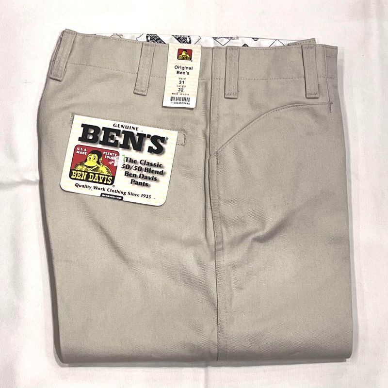 画像1: DEAD STOCK 1990's BEN DAVIS Work Pants MADE IN USA　Size W31 L32