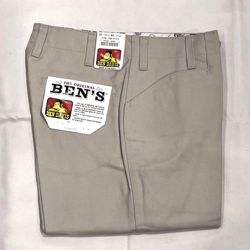 画像1: DEAD STOCK 1990's BEN DAVIS Work Pants MADE IN USA　Size W29 L32