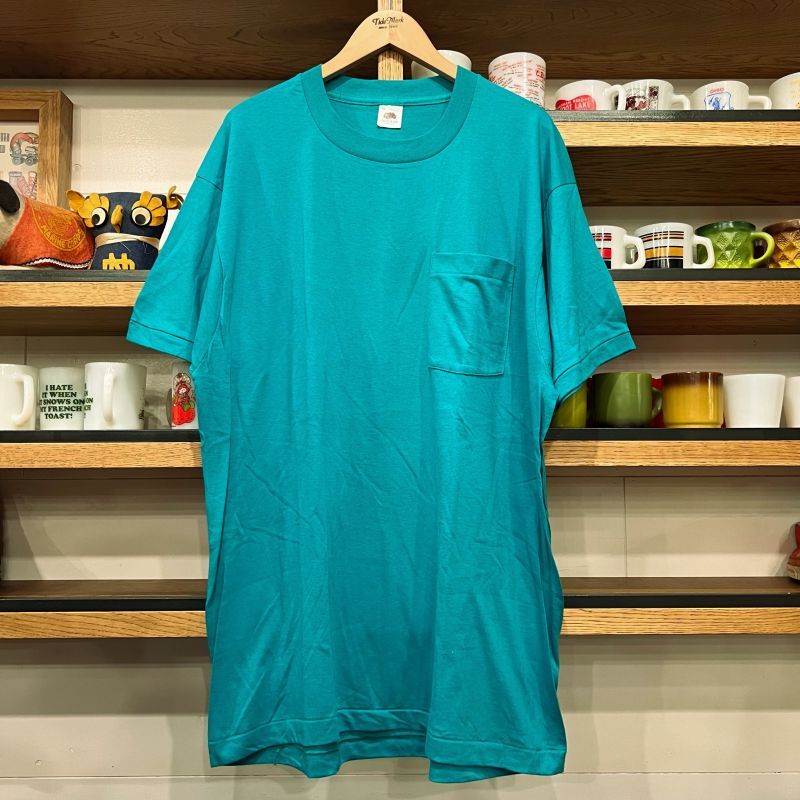 画像1: DEAD STOCK 1980's FRUIT OF THE LOOM Pocket Tee　Size XL