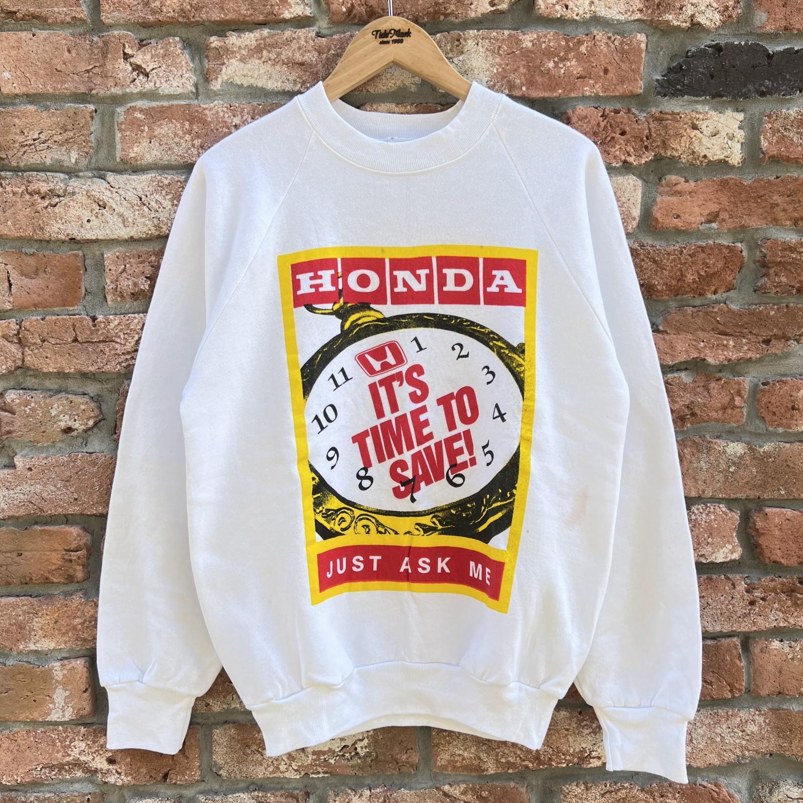 画像1: DEAD STOCK 1980’s FRUIT OF THE LOOM HONDA Sweat Shirt　Size L