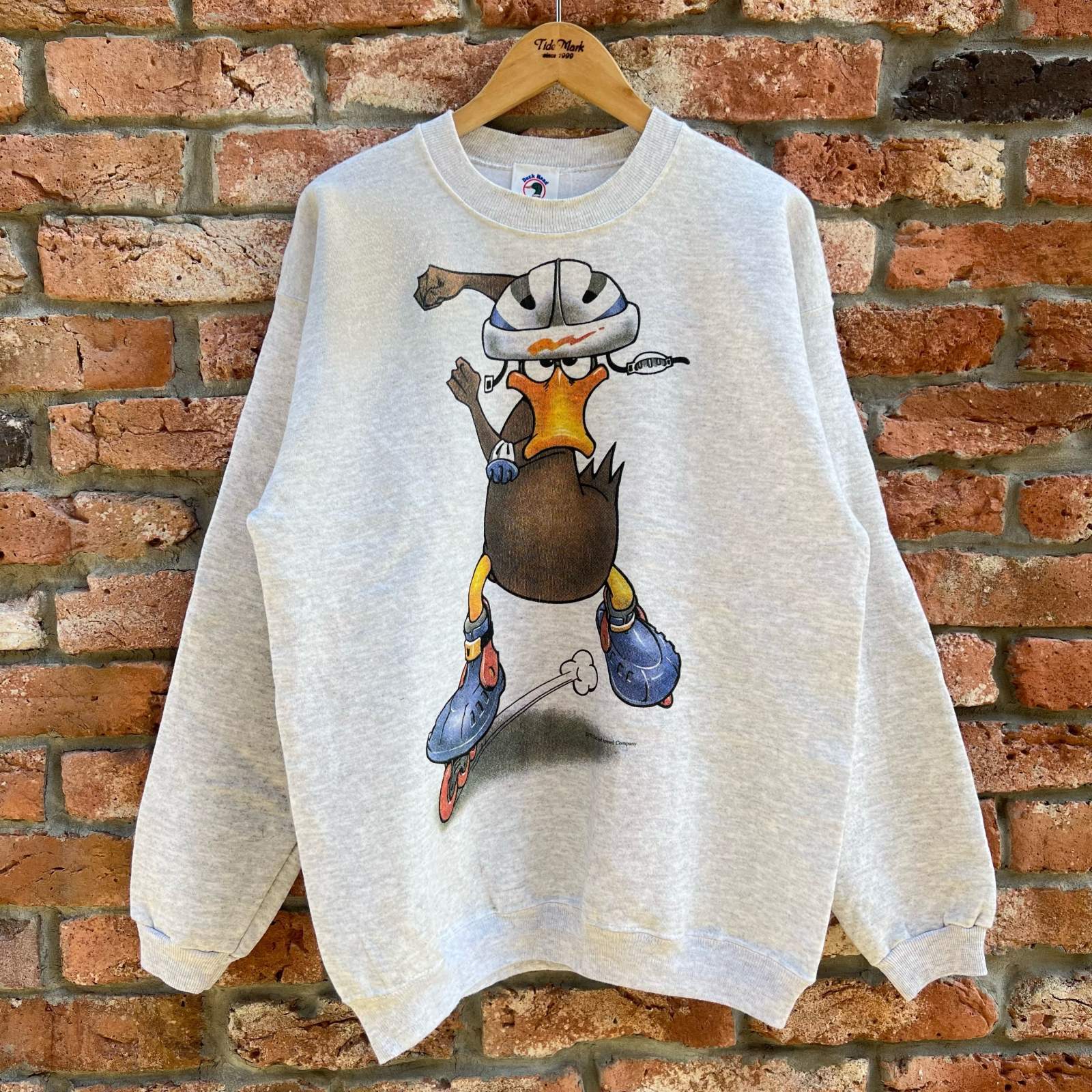 画像1: DEAD STOCK 1990’s Duck Head Sweat Shirt　Size M