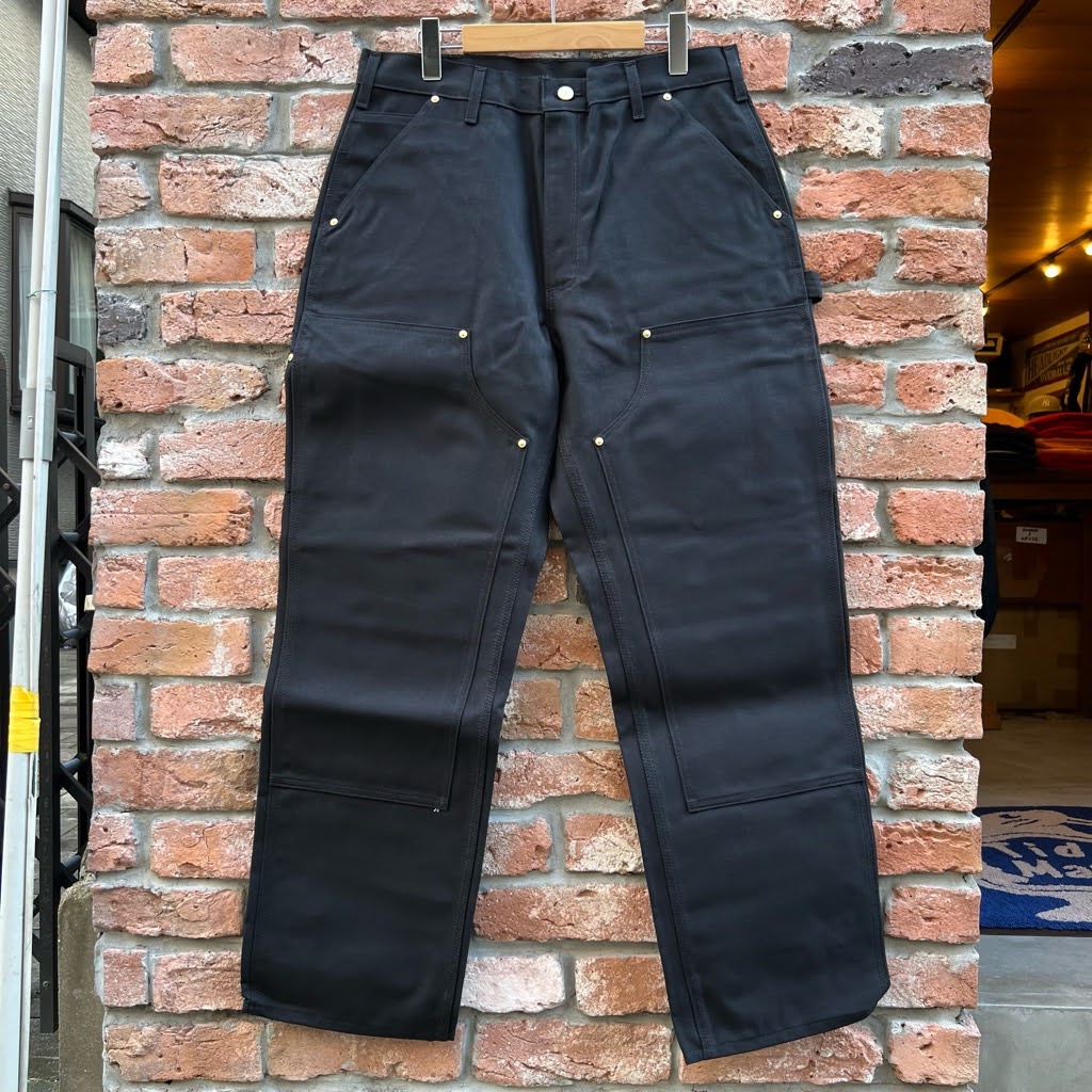 画像1: 新品 Carhartt Double Knee Painter Pants B01 Black